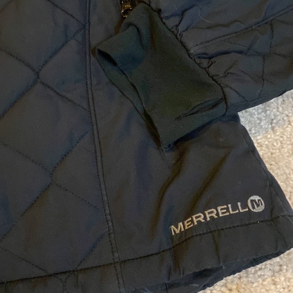 $220 MERRELL | All Season Black Quilted Trail Jacket women’s XS - Picture 6 of 10